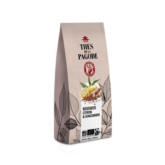 Rooibos Citron-Gingembre - Les Thés de la Pagode 100G