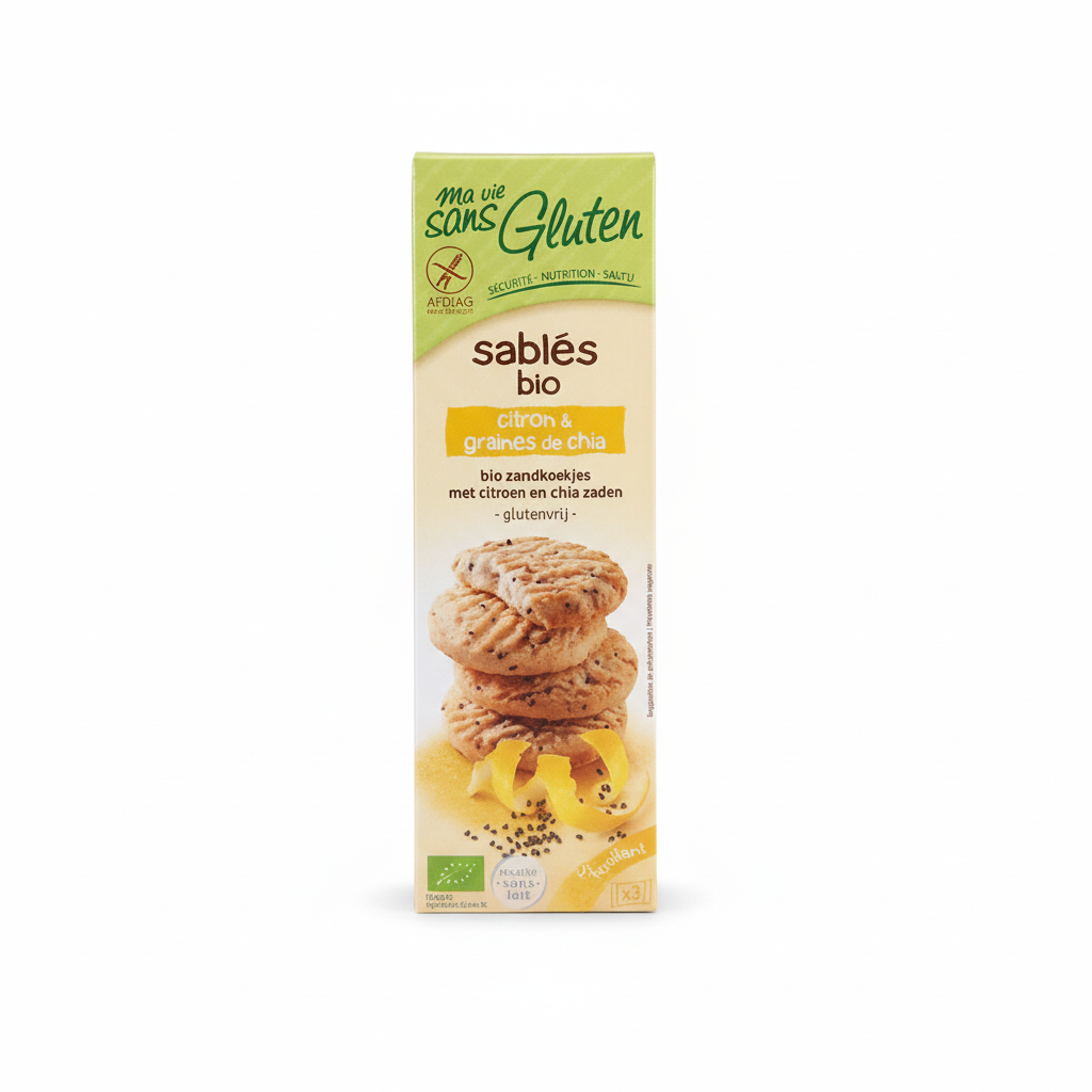 Sablés citron chia