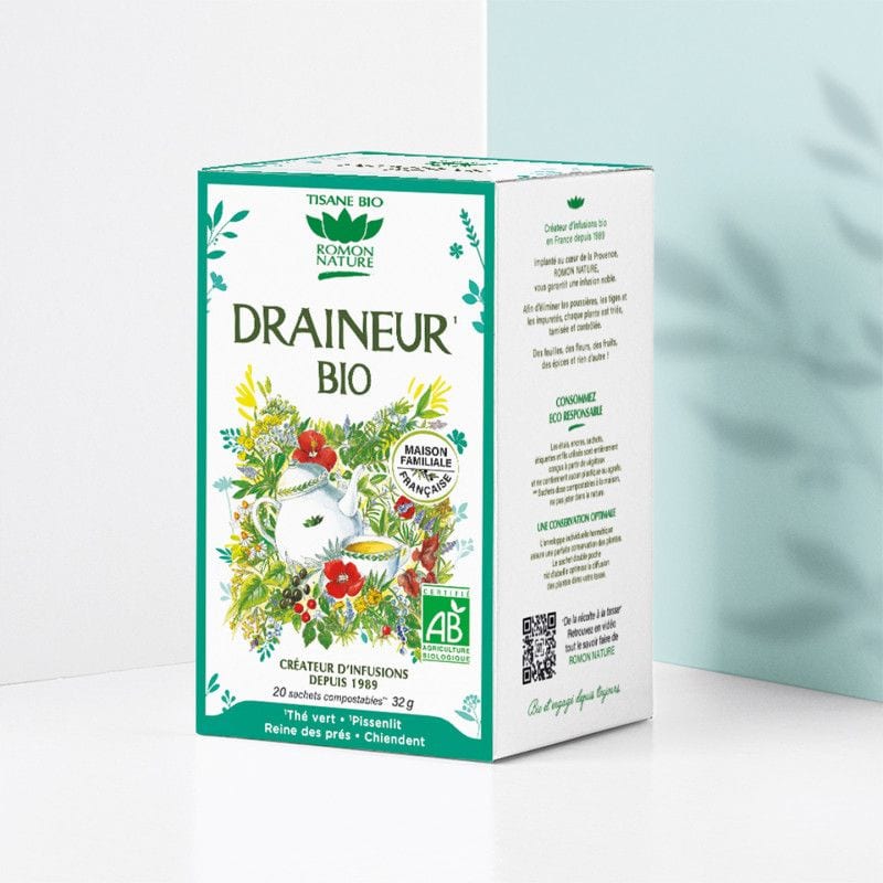 ROMON NATURE -- Infusion draineur 20 sachets