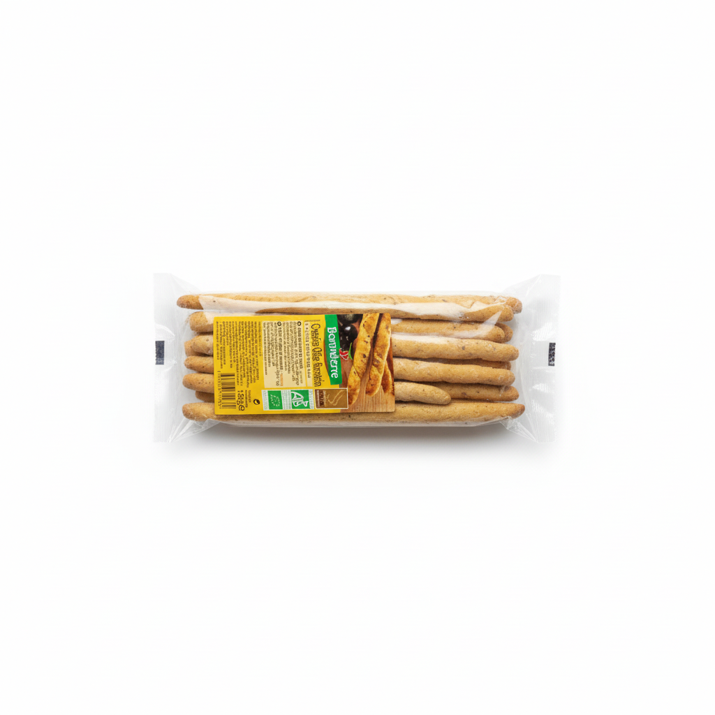 Gressins olives romarin 120g