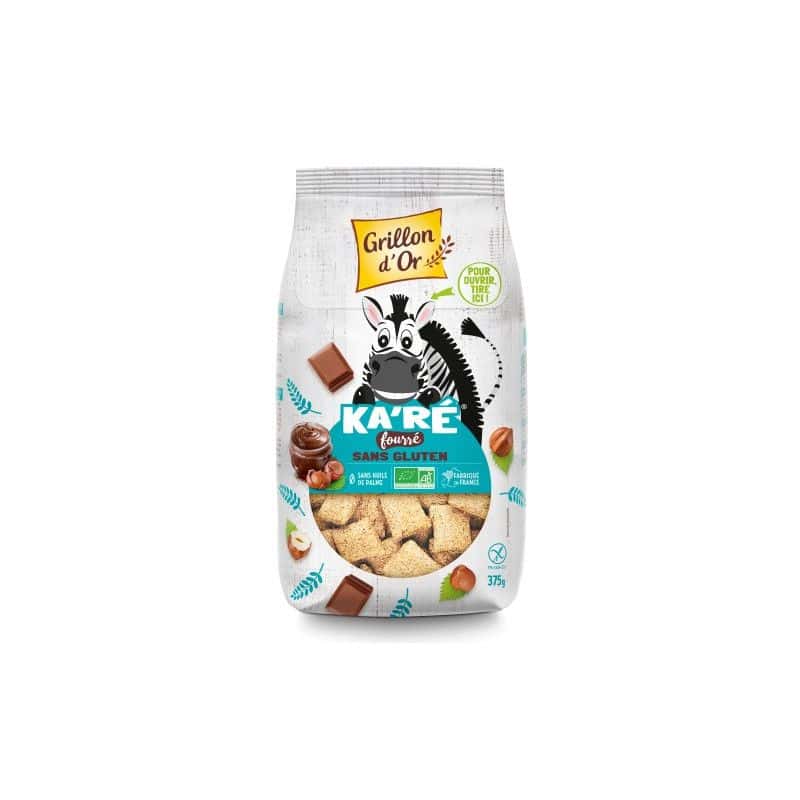 Ka'ré fourré au cacao et aux noisettes sans gluten 375g