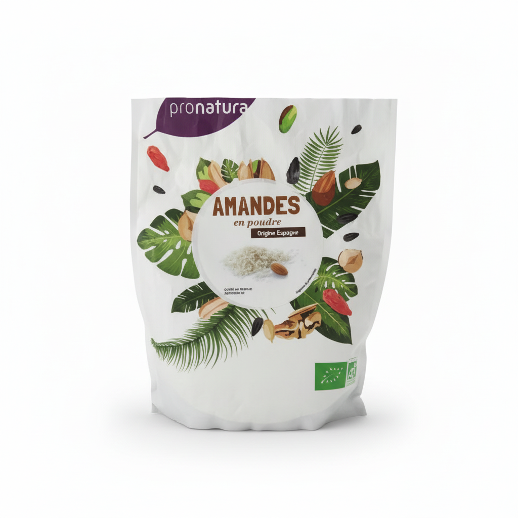 PRONATURA FRUITS SECS -- Amande en poudre 500g