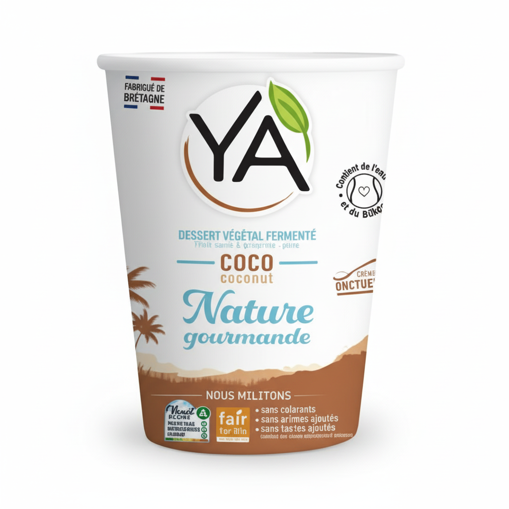 Dessert vegetal fermente coco nature