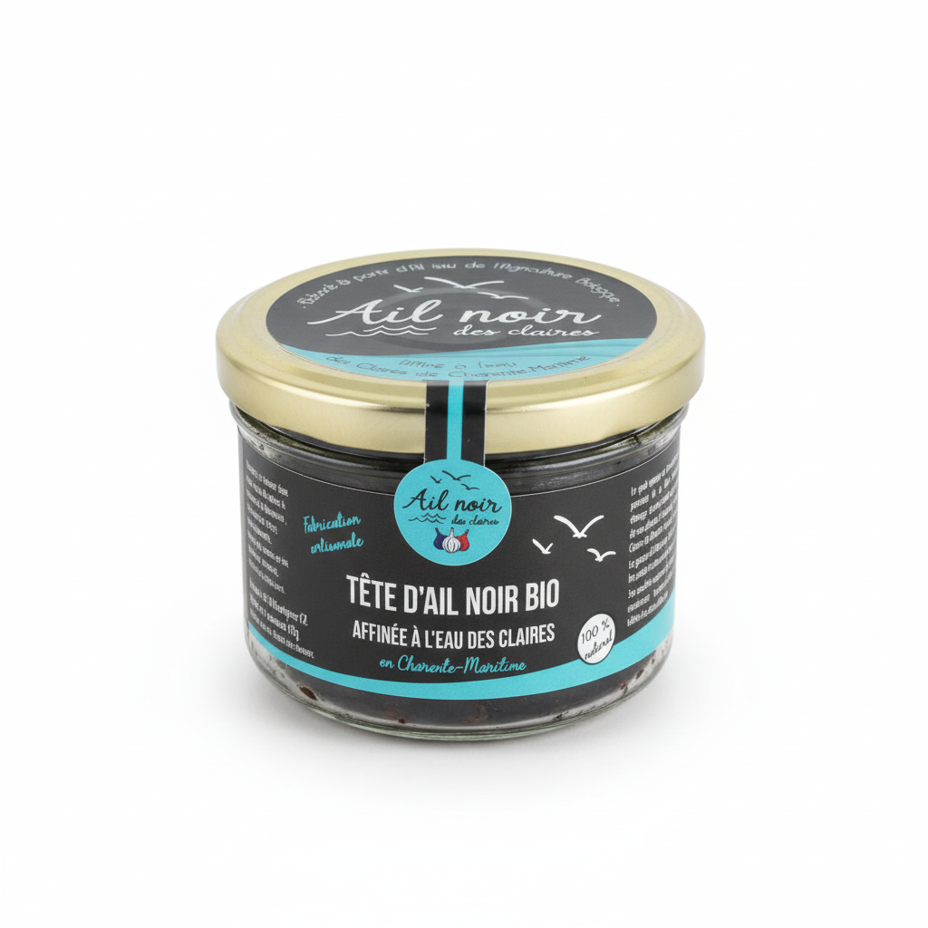 Tête d'ail noir affiné