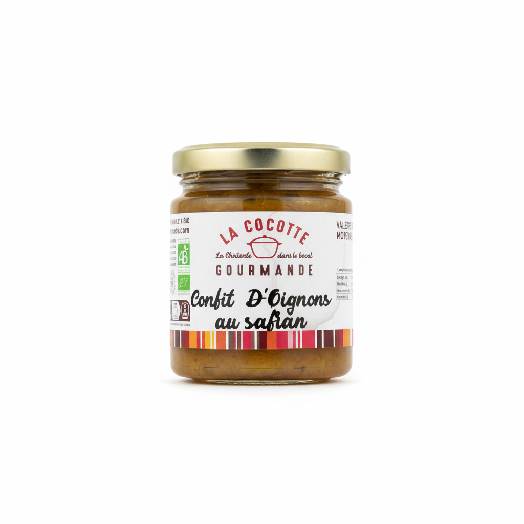 Confit oignon safran 90g