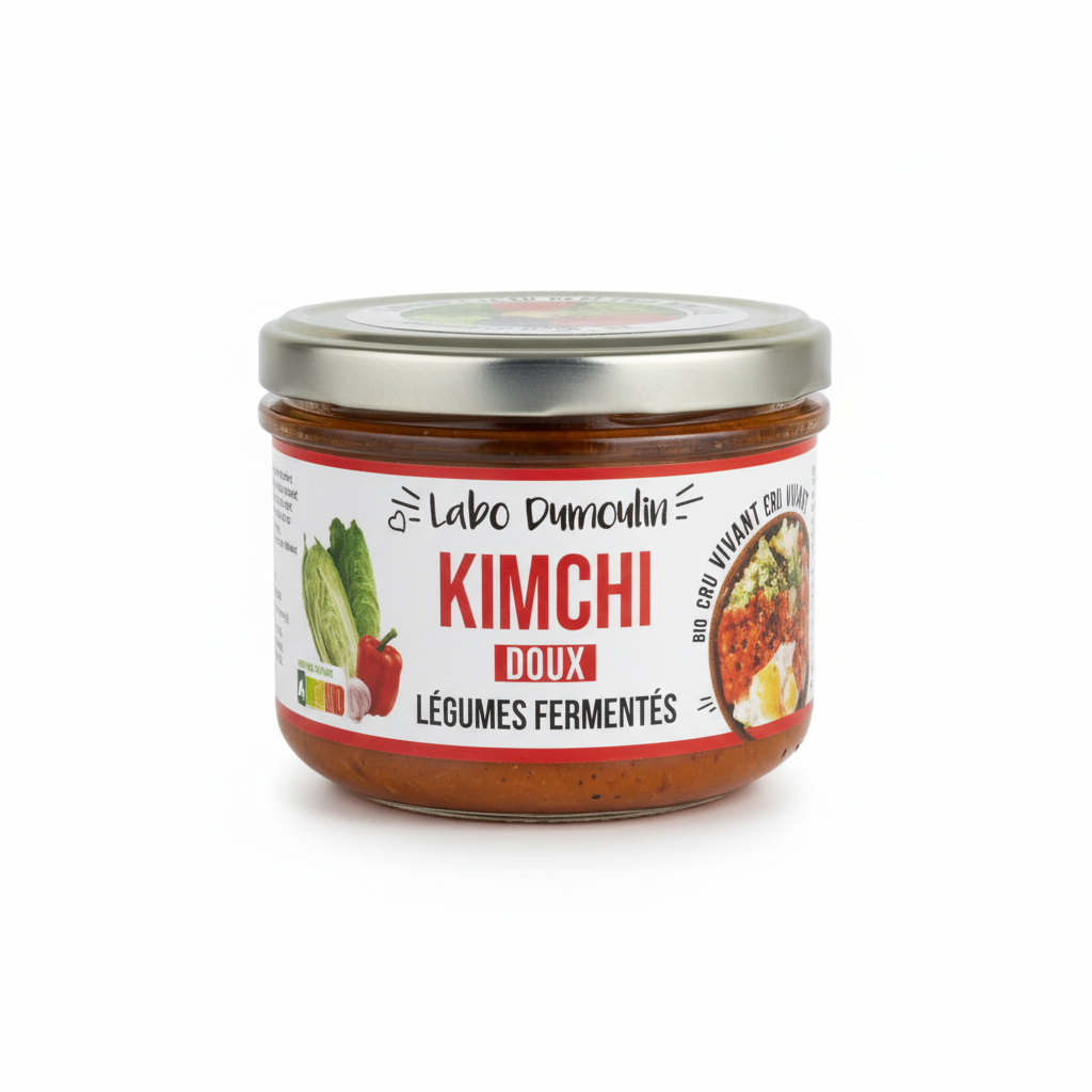 LEgumes fermentés kimchi doux 180g