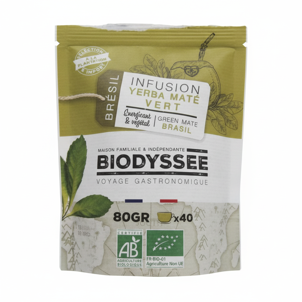 BIODYSSEE -- Infusion yerba mate vert du br