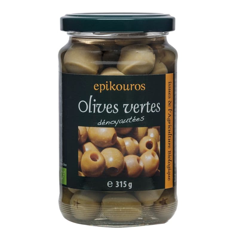 EPIKOUROS -- Olives vertes denoyautees 315g