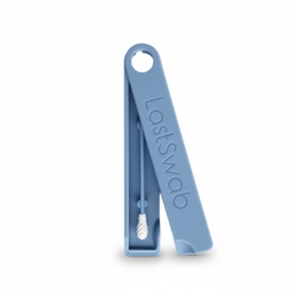 Coton tige reutilisable bleu 7694