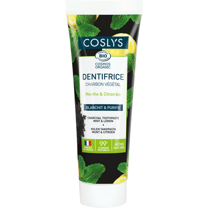 Dentifrice charbon menthe-citron - 1